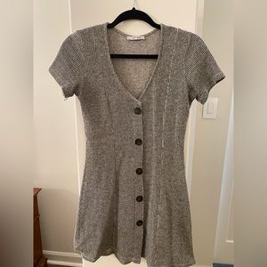Comfortable stretchy ribbed dress